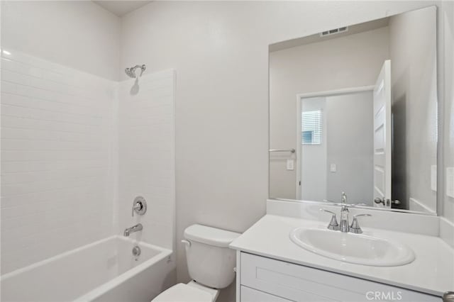 2070 Zest St, Redlands, CA 92374 - full bathroom featuring toilet, vanity, and bathing tub / shower combination