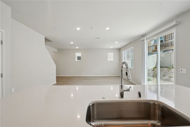 2070 Zest St, Redlands, CA 92374 - detailed view of a sink and recessed lighting
