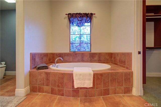 806 Vista Cerro Dr, Paso Robles, CA 93446 - full bath with a bath, tile patterned floors, and baseboards