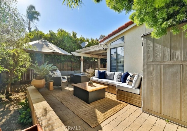 3014 Enrique Unit 98, San Clemente, CA 92673 - view of patio with an outdoor living space