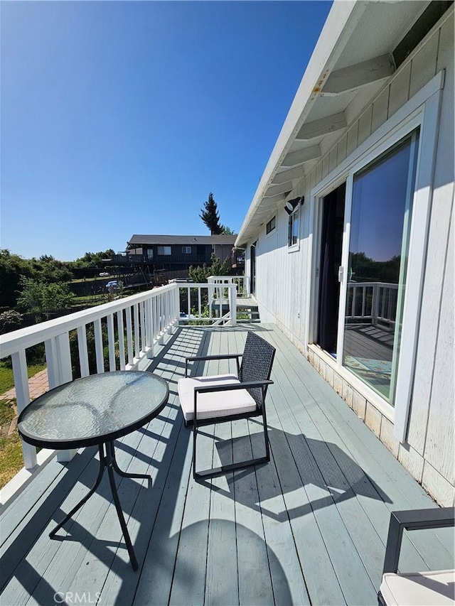 view of deck