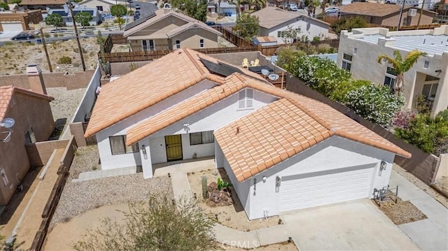 bird's eye view featuring a residential view