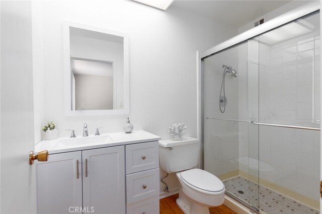 28590 Middlebury Way, Menifee, CA 92586 - full bath featuring toilet, a stall shower, and vanity