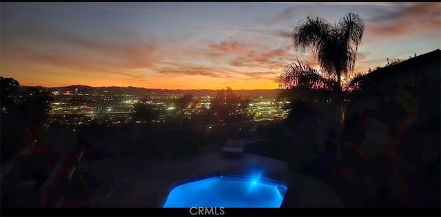 view of pool