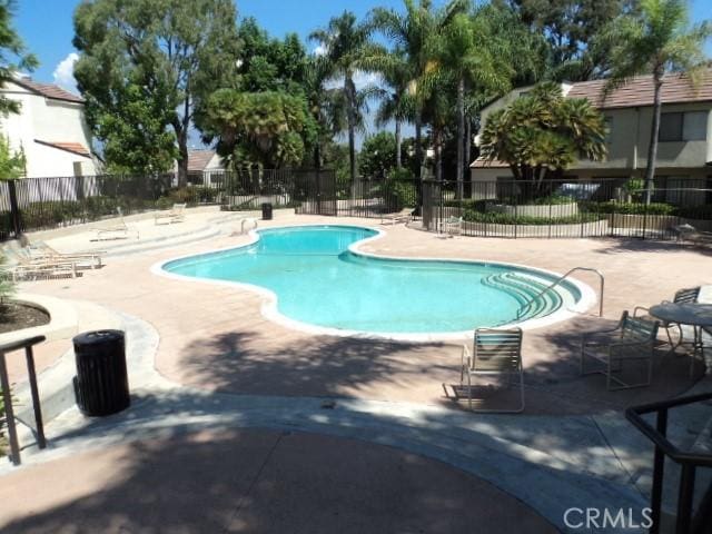 13104 Glen Ct Unit 46, Chino Hills, CA 91709 - community pool with fence and a patio area