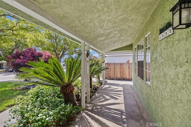 3432 N Arrowhead Ave, San Bernardino, CA 92405 - view of patio / terrace with fence
