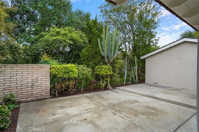 6833 Sultana Ave, San Gabriel, CA 91775 - view of patio / terrace with view of scattered trees