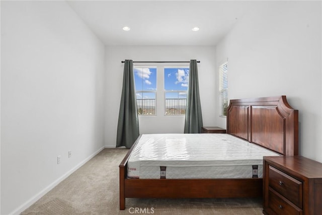 676 E Desert Willow Rd, Azusa, CA 91702 - bedroom featuring baseboards, carpet, and recessed lighting
