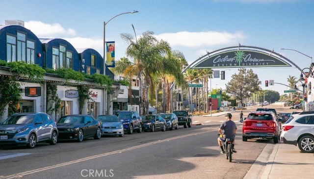 217 N Acacia Ave, Solana Beach, CA 92075 - view of street featuring curbs, sidewalks, and street lights