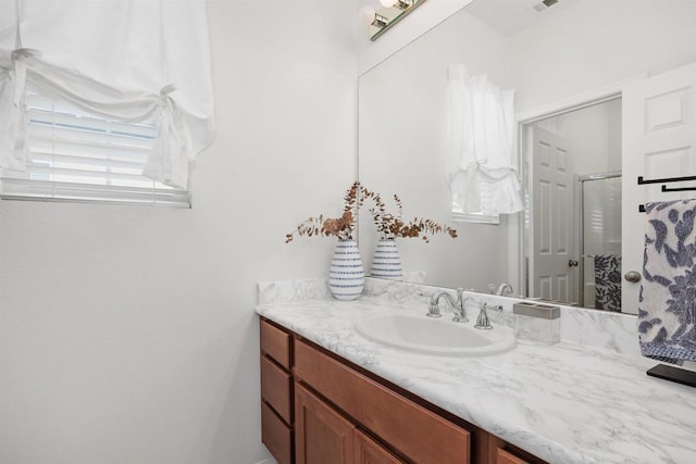 17236 Eagle Canyon Way, San Diego, CA 92127 - full bath with vanity and a stall shower