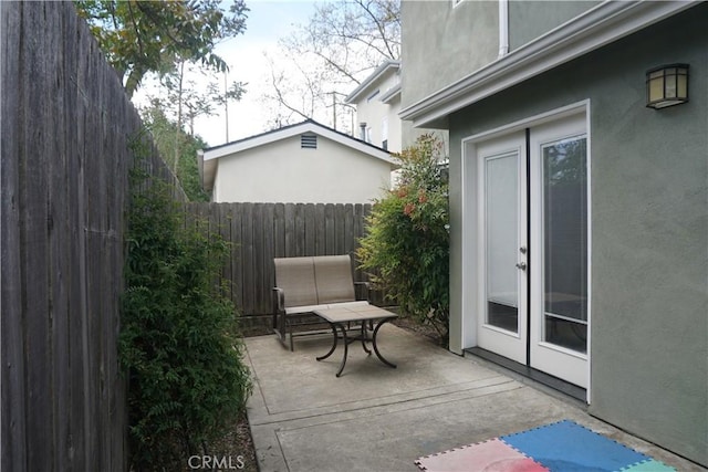 8055 Portola Rd Unit A, Atascadero, CA 93422 - view of patio / terrace with french doors
