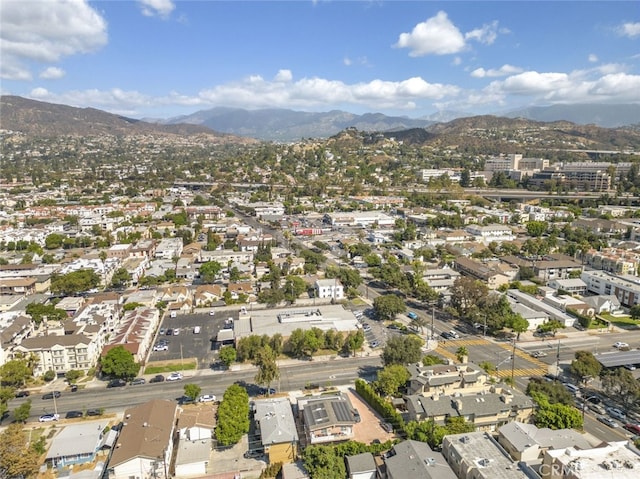 1344 E Broadway, Glendale, CA 91205 - aerial view with a mountain view