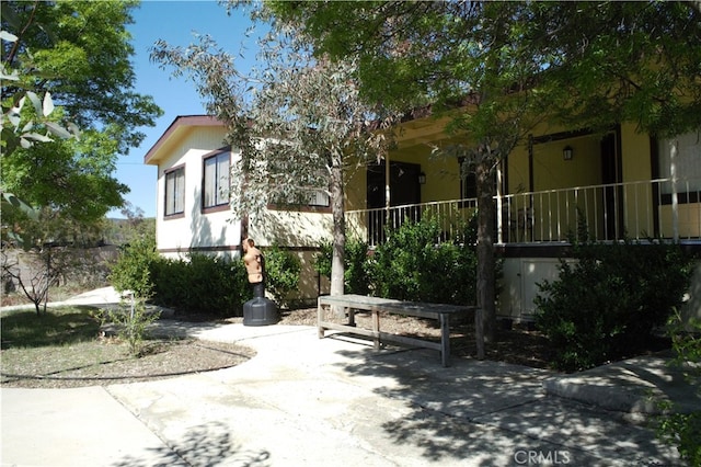 exterior space featuring a patio
