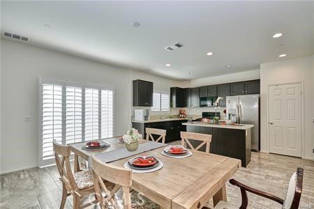 5374 Mission Rock Way, Jurupa Valley, CA 92509 - dining area featuring visible vents and recessed lighting