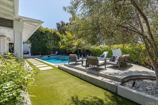 pool featuring a patio