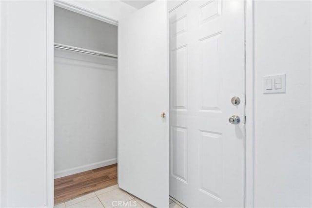 view of closet