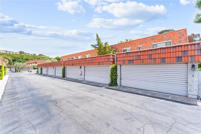 exterior space with community garages