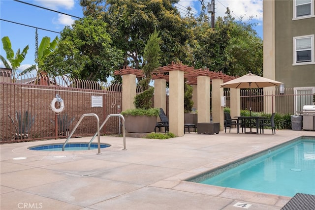 12842 Palm St Unit 301, Garden Grove, CA 92840 - community pool featuring fence and a patio area