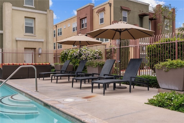 12842 Palm St Unit 301, Garden Grove, CA 92840 - community pool featuring a patio