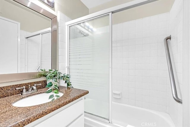86 Sandpiper Unit 17, Irvine, CA 92604 - full bathroom with vanity and bath / shower combo with glass door