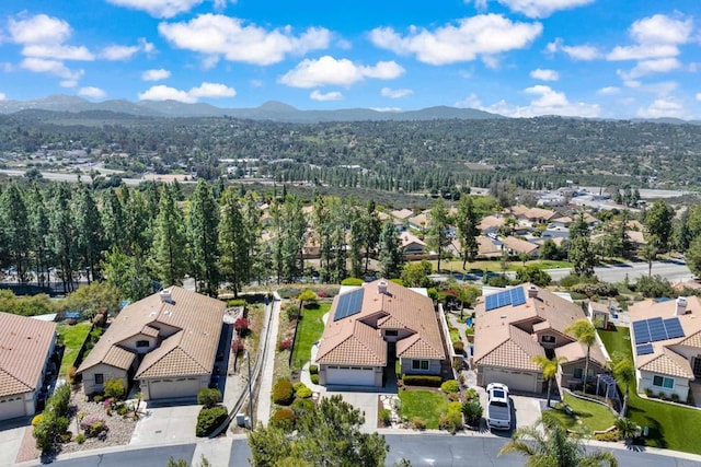 2487 Columbine Dr, Alpine, CA 91901 - aerial view of residential area with a mountainous background