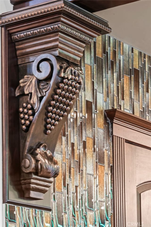 view of room details