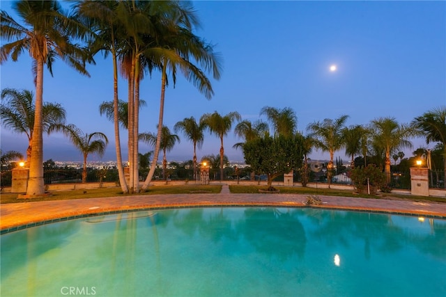 view of pool