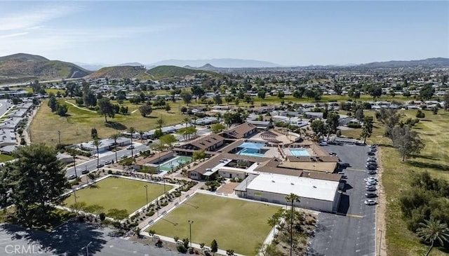 26221 Germantown Dr, Menifee, CA 92586 - aerial view of residential area with mountains