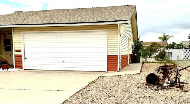 26221 Germantown Dr, Menifee, CA 92586 - garage with fence and driveway