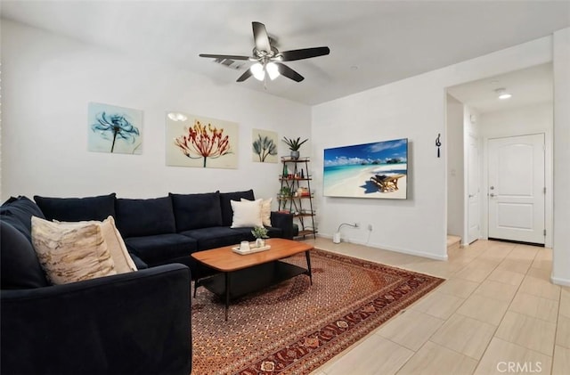 94 Jaripol Cir, Rancho Mission Viejo, CA 92694 - living area with ceiling fan and baseboards