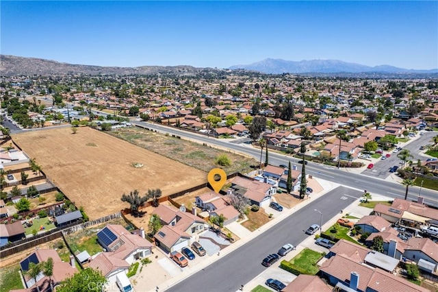 25448 Wedmore Dr, Moreno Valley, CA 92553 - birds eye view of property with a residential view and a mountain view