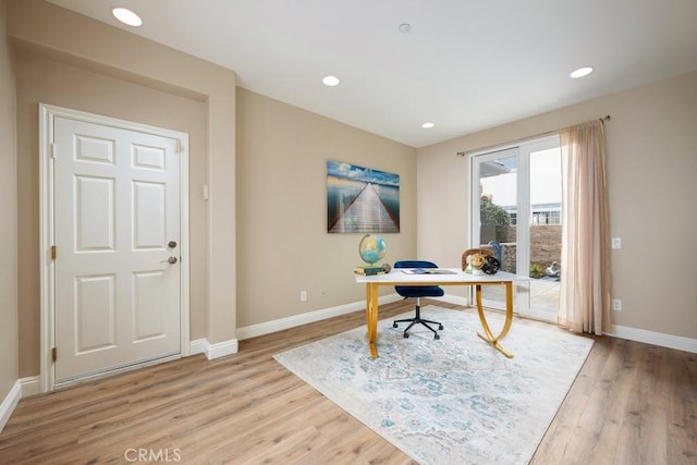 4505 Cresta Babia, San Clemente, CA 92673 - office space featuring light wood finished floors and recessed lighting