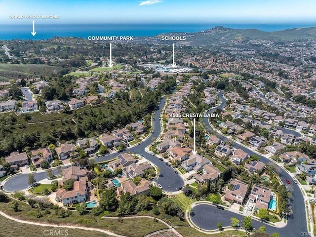 4505 Cresta Babia, San Clemente, CA 92673 - view of property location featuring nearby suburban area and a large body of water