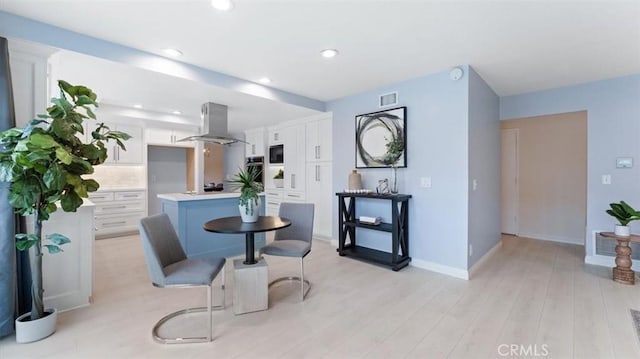 16001 Ballantine Ln, Huntington Beach, CA 92647 - living room with light wood-style flooring and recessed lighting