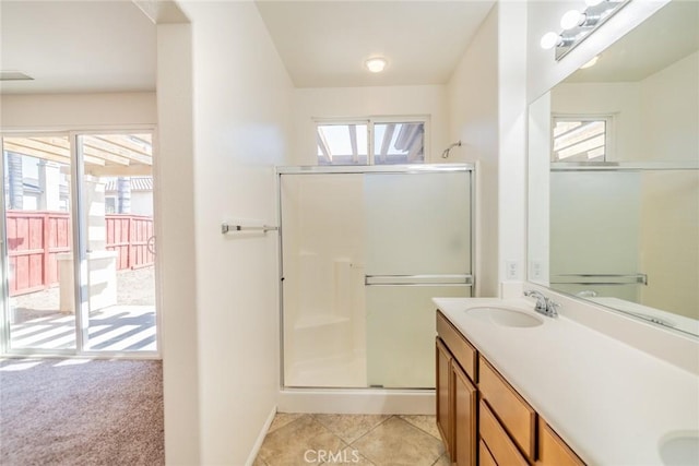 36877 Meadow Brook Way, Beaumont, CA 92223 - full bath featuring a stall shower and plenty of natural light