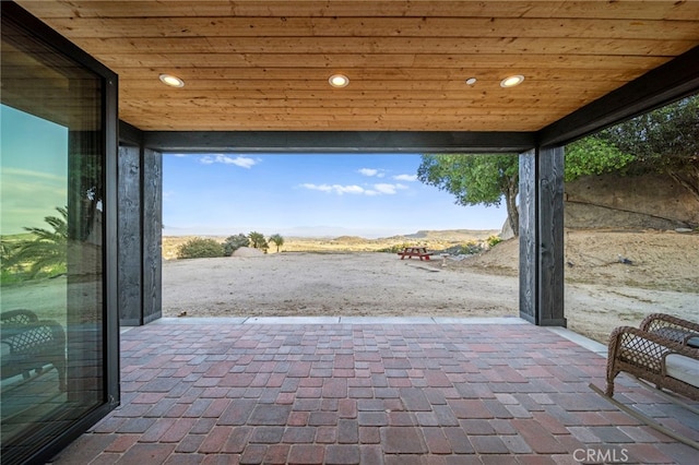 view of patio
