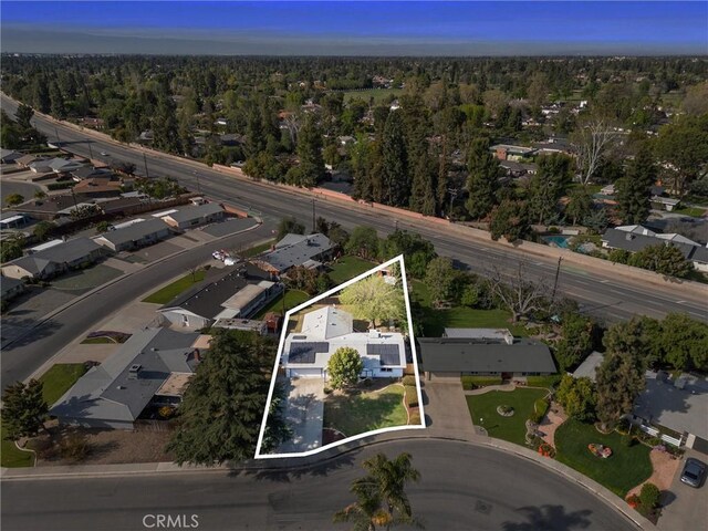 513 River Oaks Dr, Bakersfield, CA 93309 - aerial view featuring a forest view and a residential view