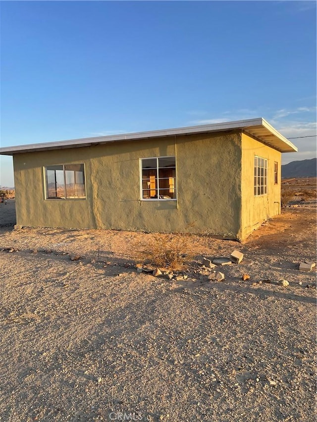 view of property exterior featuring stucco siding