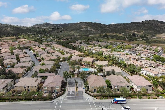27518 Hazelhurst St Unit 1, Murrieta, CA 92562 - aerial view of residential area featuring a mountain backdrop
