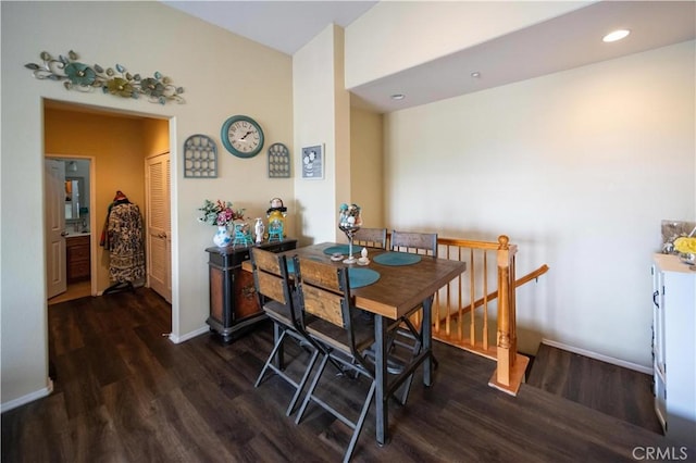 27518 Hazelhurst St Unit 1, Murrieta, CA 92562 - dining area with wood finished floors and recessed lighting