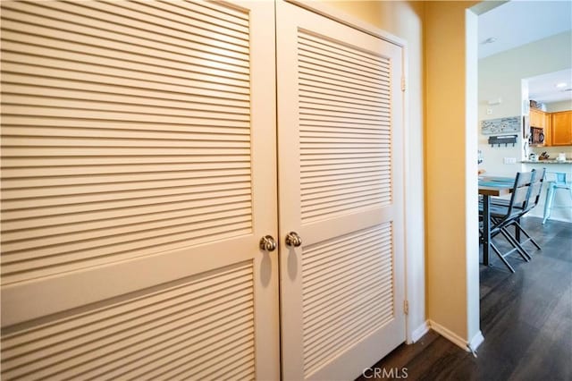 27518 Hazelhurst St Unit 1, Murrieta, CA 92562 - detailed view of wood finished floors and baseboards