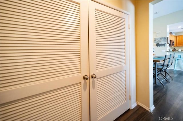 27518 Hazelhurst St Unit 1, Murrieta, CA 92562 - detailed view of wood finished floors and baseboards