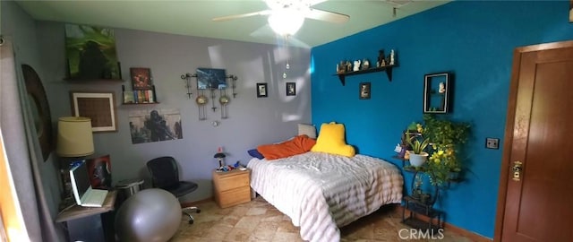 25205 5th Ave, Los Molinos, CA 96055 - bedroom featuring ceiling fan
