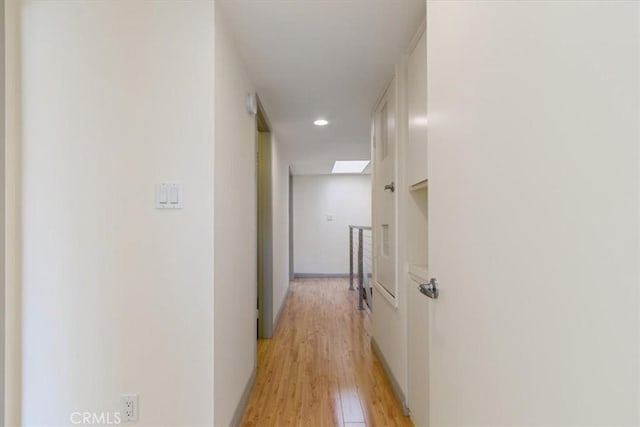 4730 Ben Ave Unit 3, Valley Village, CA 91607 - corridor with recessed lighting and light wood-style flooring