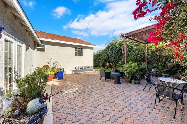 228 S Norman Ave, Fullerton, CA 92831 - view of patio with french doors