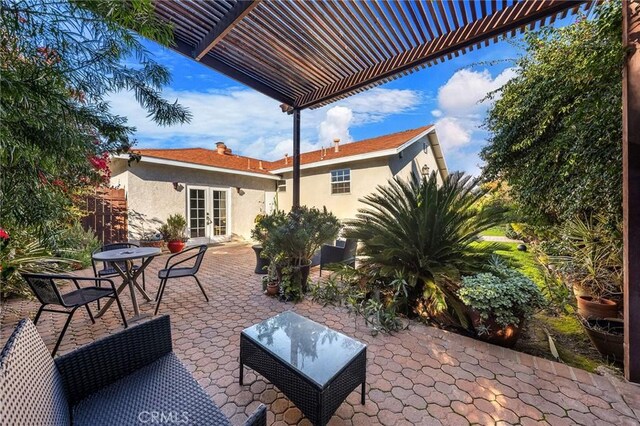 228 S Norman Ave, Fullerton, CA 92831 - view of patio featuring french doors