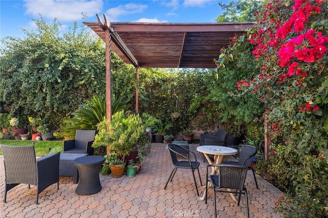 228 S Norman Ave, Fullerton, CA 92831 - view of patio / terrace with a pergola