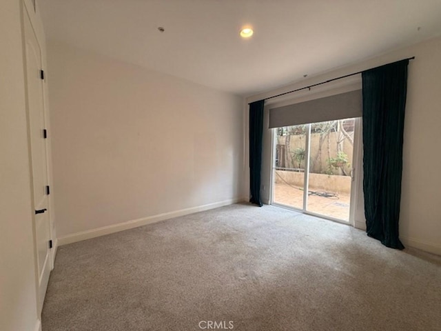 855 Wilcox Ave Unit 103, Los Angeles, CA 90038 - empty room featuring carpet and recessed lighting