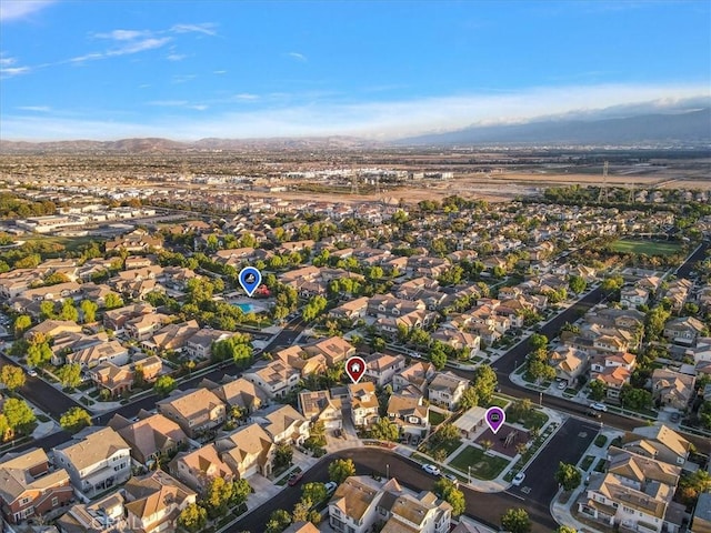 15785 Approach Ave, Chino, CA 91708 - aerial view with a mountain view and a residential view