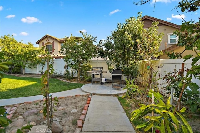 15785 Approach Ave, Chino, CA 91708 - fenced backyard featuring a patio